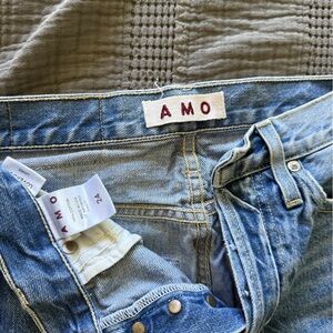 AMO Blue Ankle & Cropped Jeans